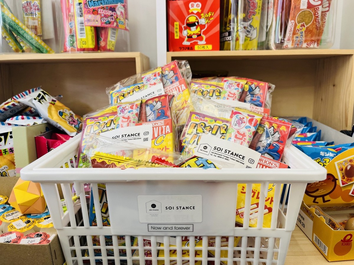 鳥取県米子市の駄菓子屋さん『SOI STANCE だがしや』の販売商品