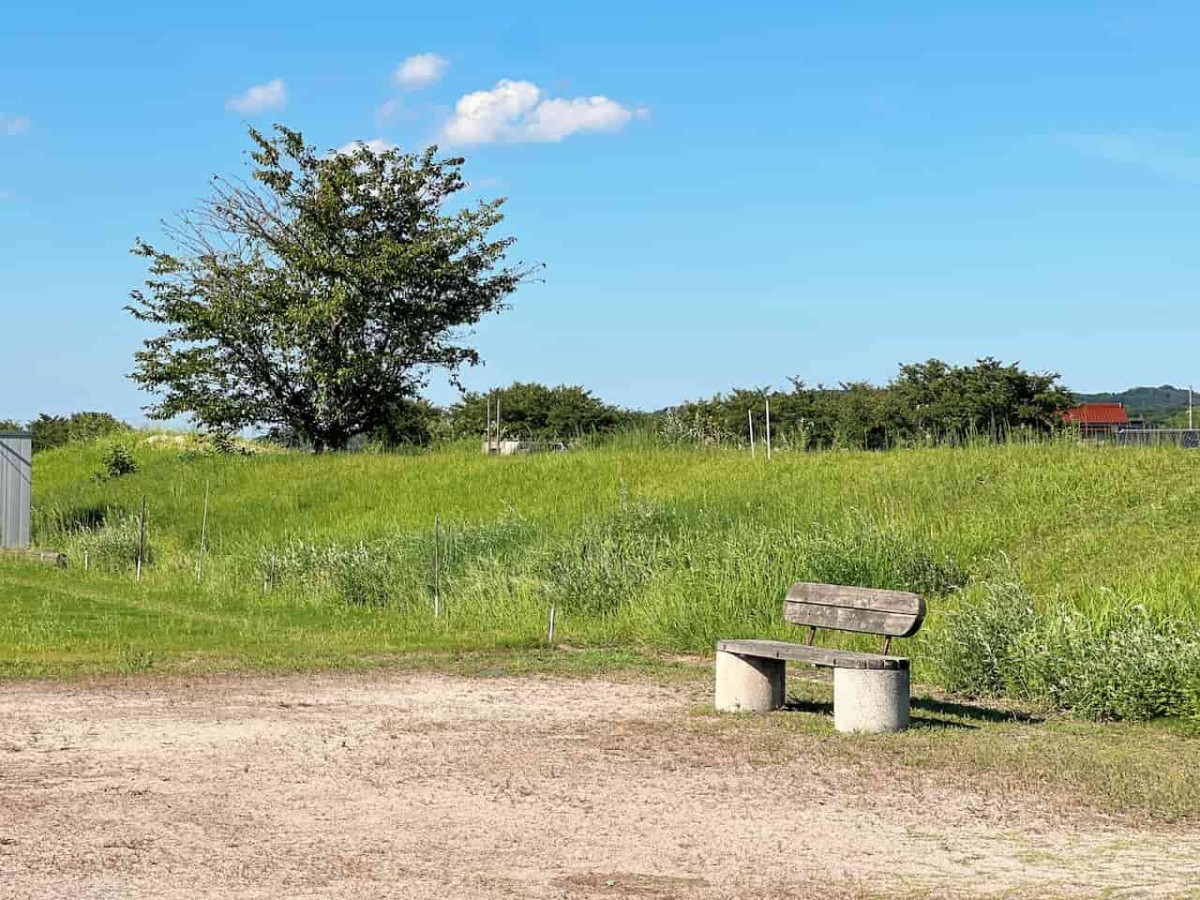 鳥取県米子市にある『佐陀川親水公園』の様子