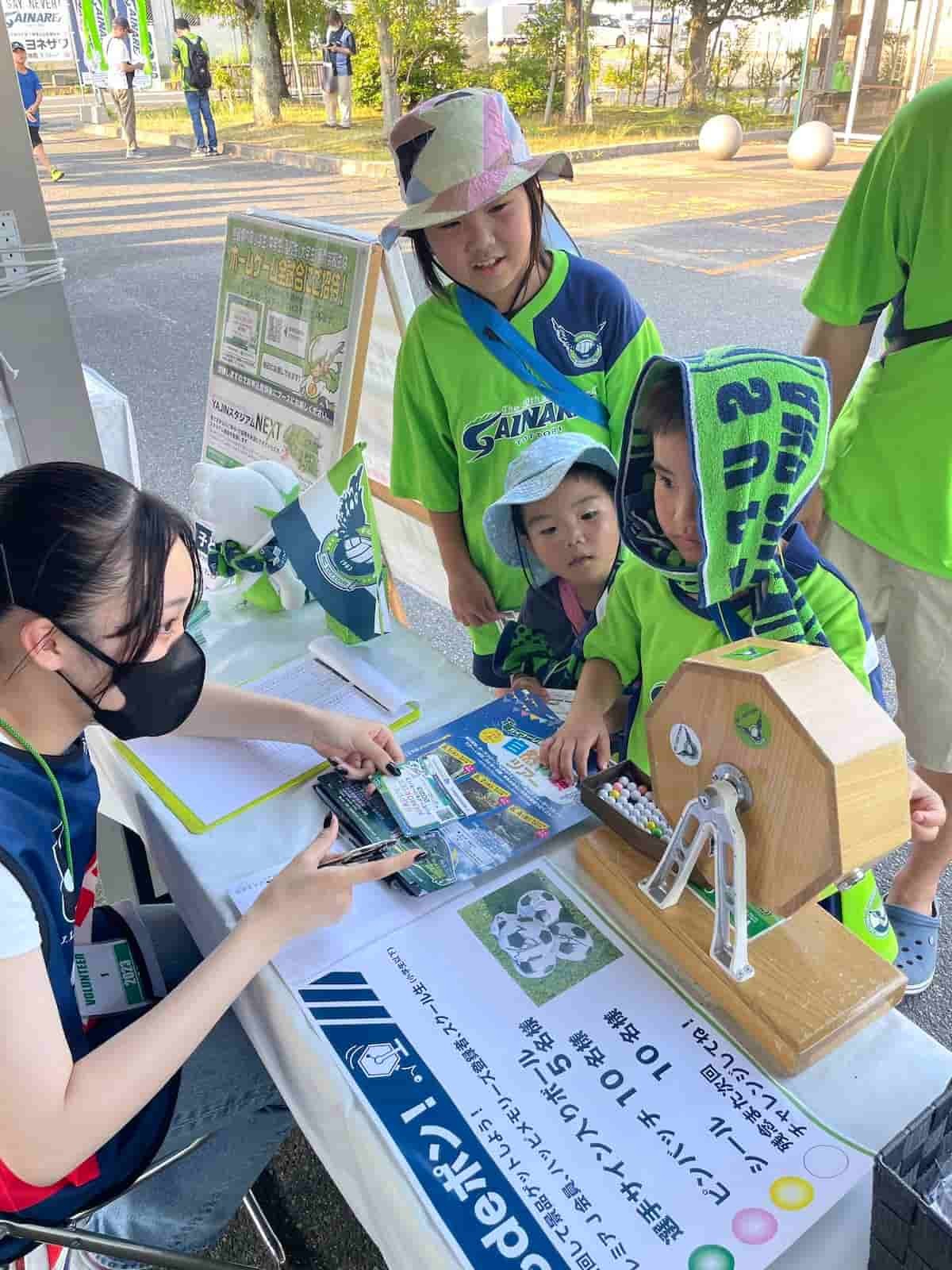 鳥取県のプロサッカークラブ「ガイナーレ鳥取」のボランティア「WINGs」