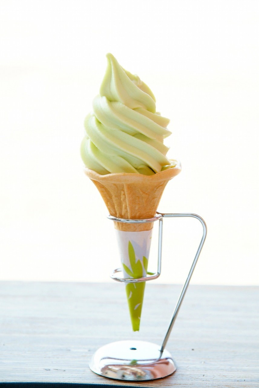 鳥取県倉吉市にある『鳥取二十世紀梨記念館フルーツパーラー』で提供しているソフトクリーム