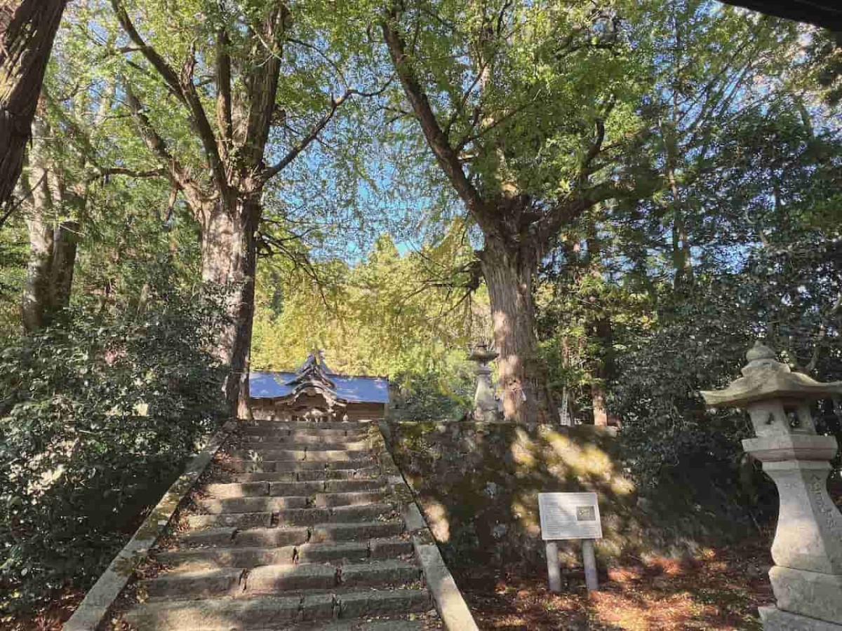 鳥取県日野郡日南町にある『大石見神社』の様子