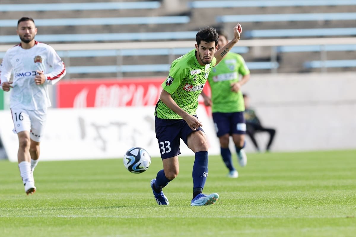 鳥取県のプロサッカークラブ「ガイナーレ鳥取」の試合風景