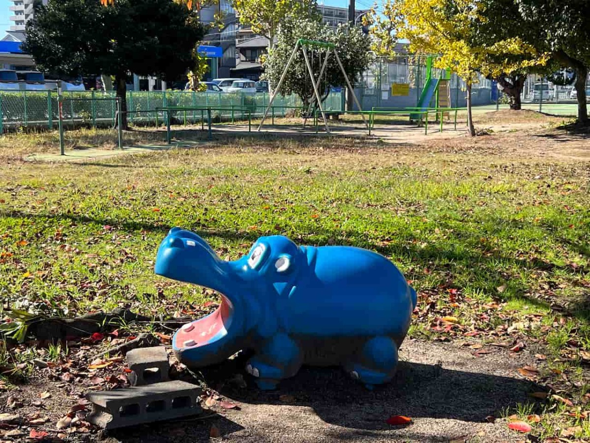 鳥取県鳥取市にある『鳥取市交通公園』の様子