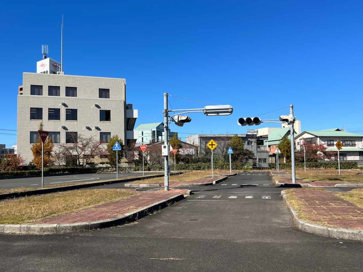 鳥取県鳥取市にある『鳥取市交通公園』の様子