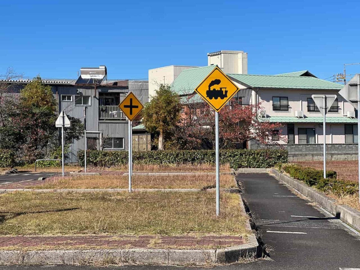 鳥取県鳥取市にある『鳥取市交通公園』の様子