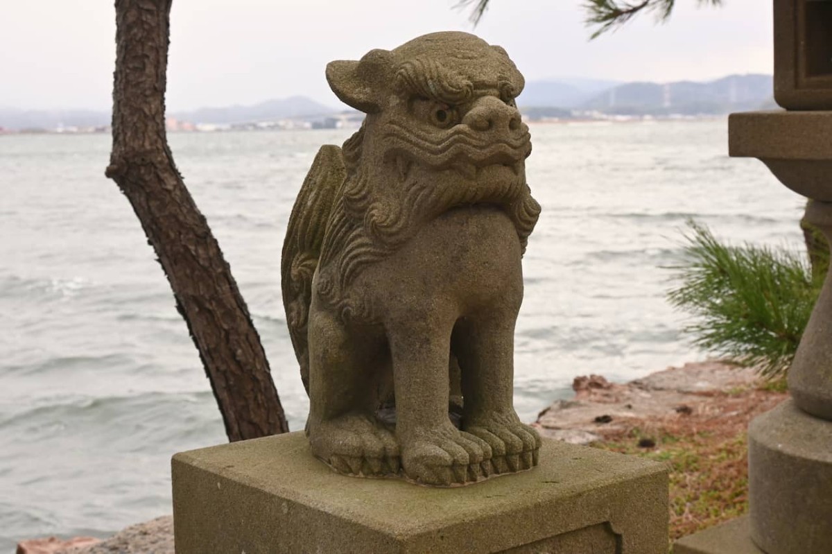 島根県松江市にある『龍宮神社』の狛犬