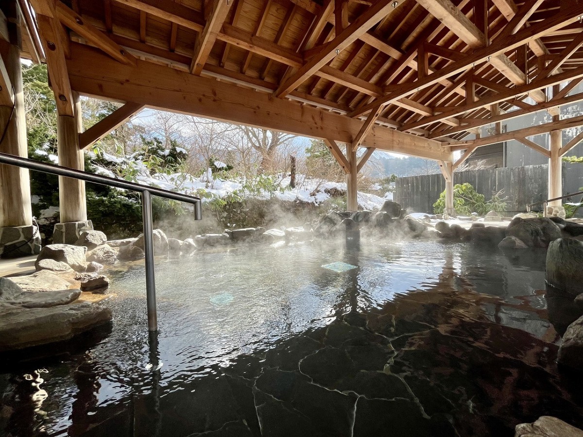 鳥取県大山町にある日帰り温泉施設『豪円湯院』の温泉