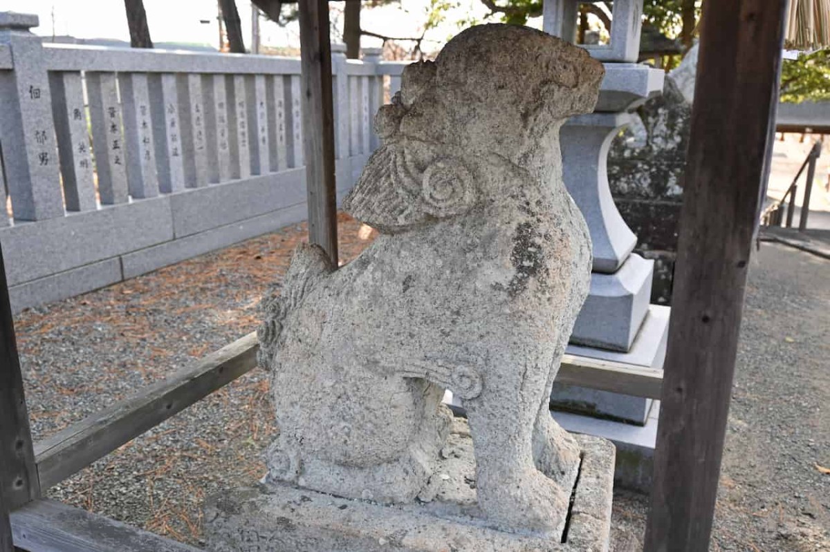 鳥取県米子市にある『貴布禰神社』の狛犬