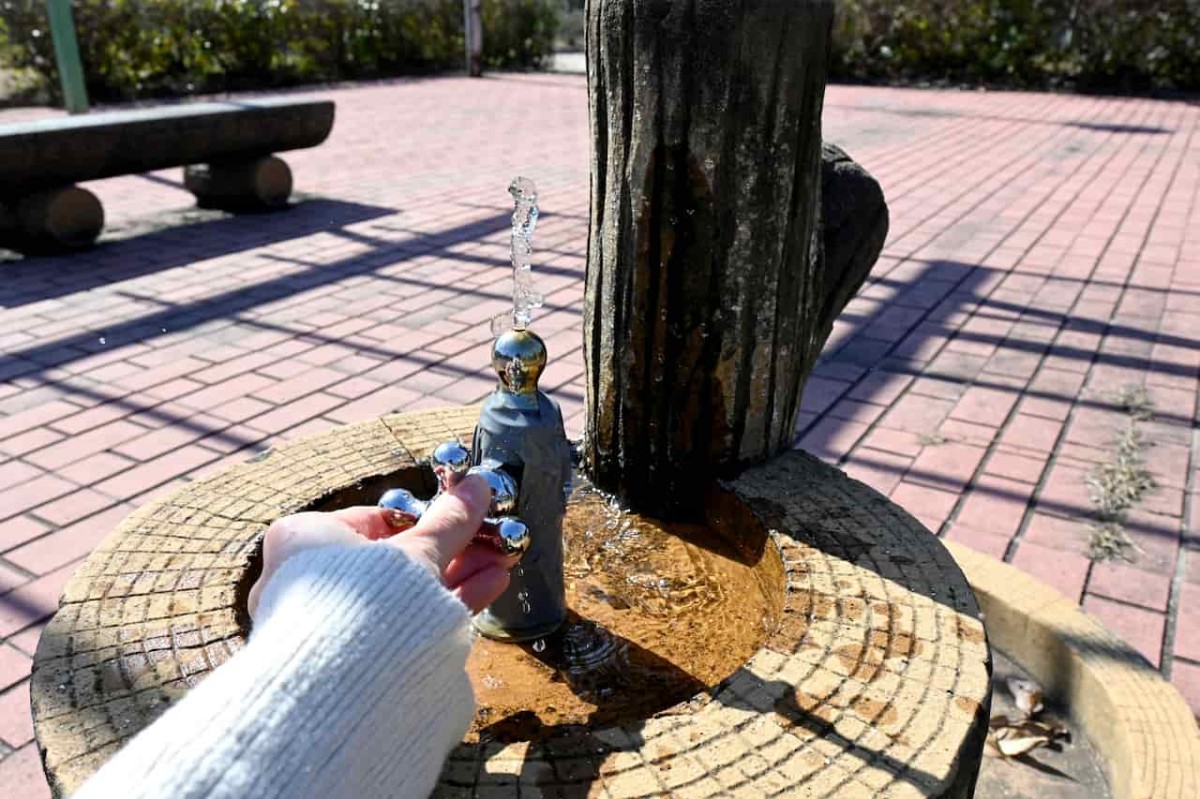 鳥取県米子市にある『青木谷公園』の水飲み場