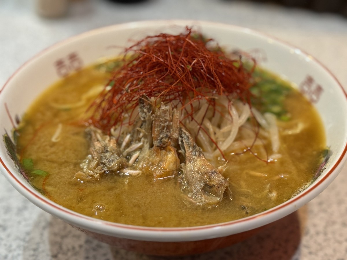 米子市皆生温泉にある屋台居酒屋『絶好調』のラーメン