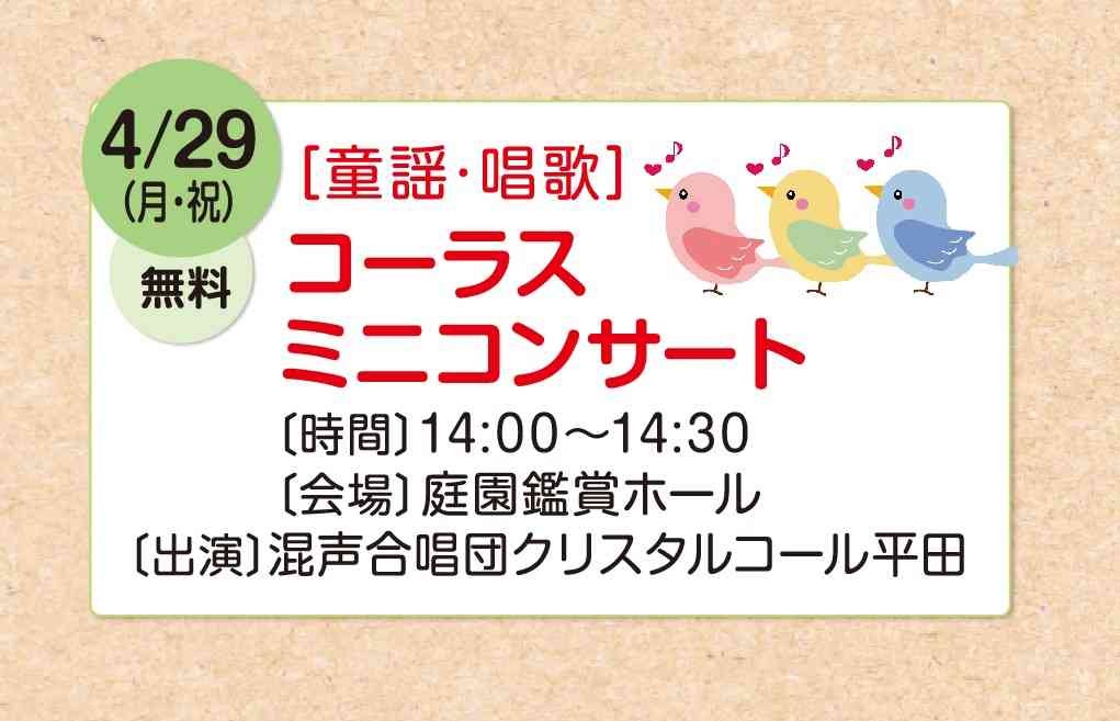 島根県出雲市のイベント「童謡・唱歌 コーラス ミニコンサート」のチラシ