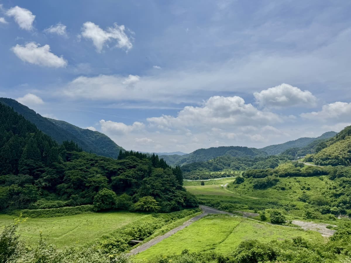島根県飯南町のレジャースポット『東三瓶フラワーバレー』の景色