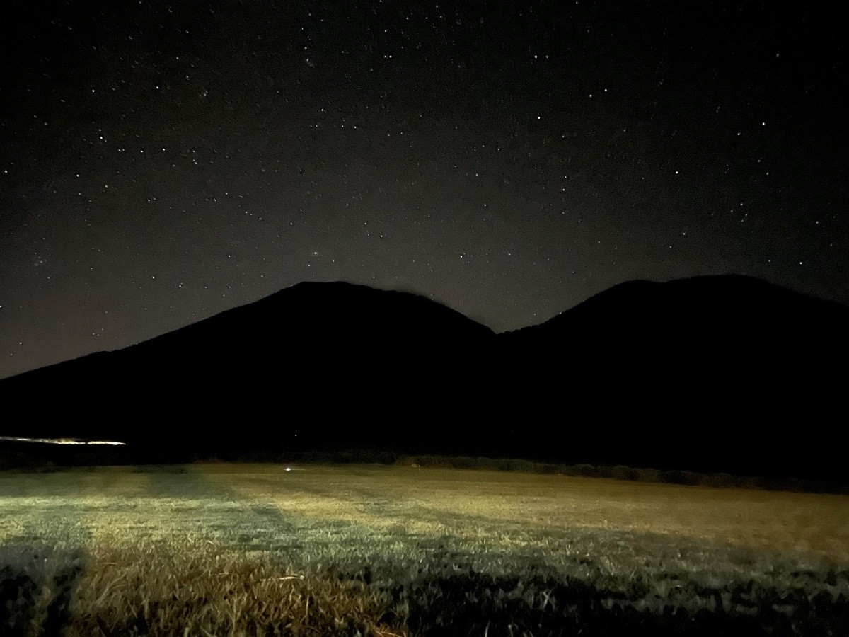 三瓶山の夜
