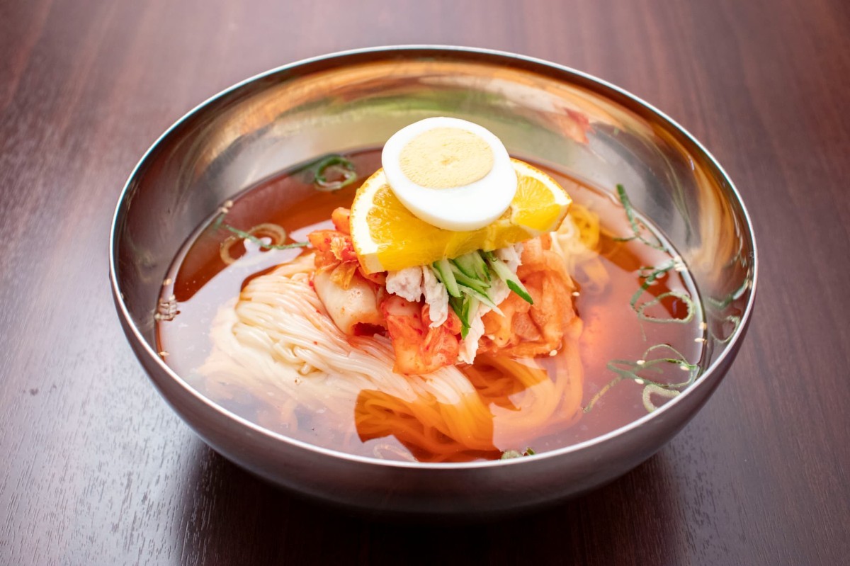島根県松江市の韓国料理店「コリアンダイニング タルパム」で食べられる冷麺