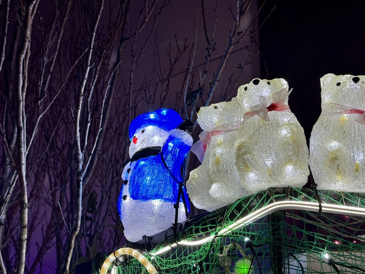 松江市東出雲町のエステック株式会社のイルミネーション