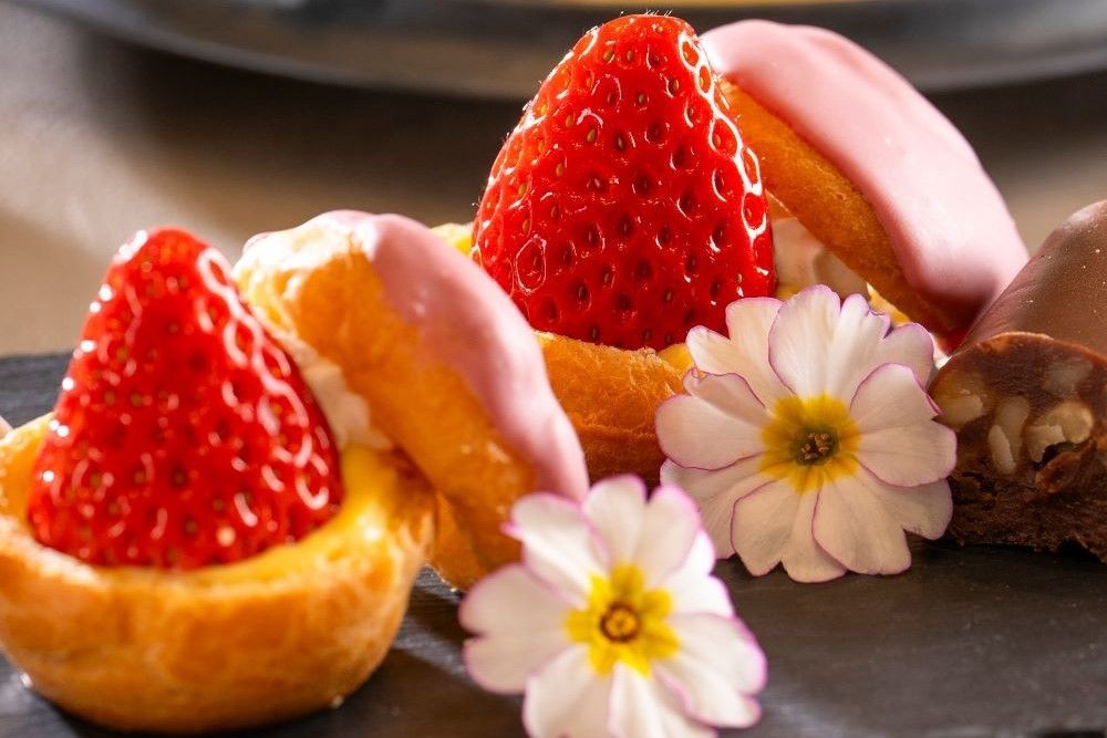 「松江茶の湯文化のアフタヌーンティー」のメニュー