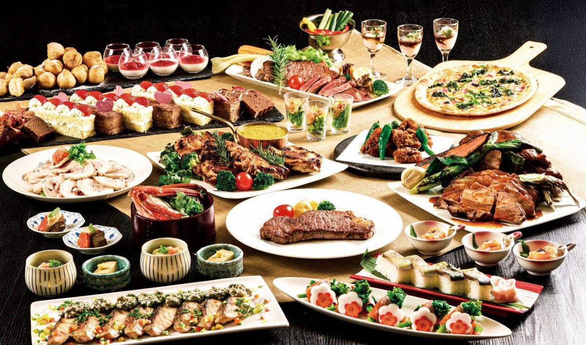 松江市『松江エクセルホテル東急』で開催中の2026年2～3月限定のディナーブッフェプラン例