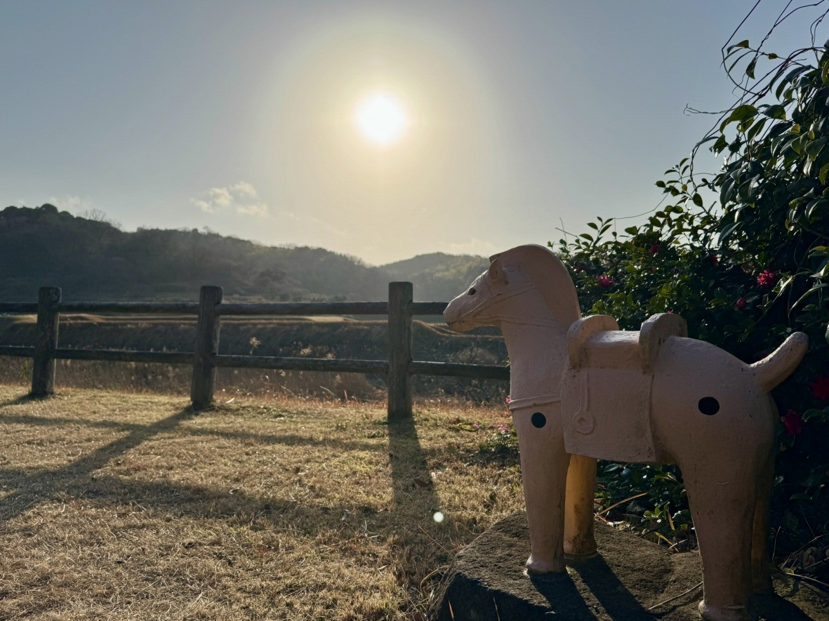 松江市「はにわロード」にいた「はにわ」