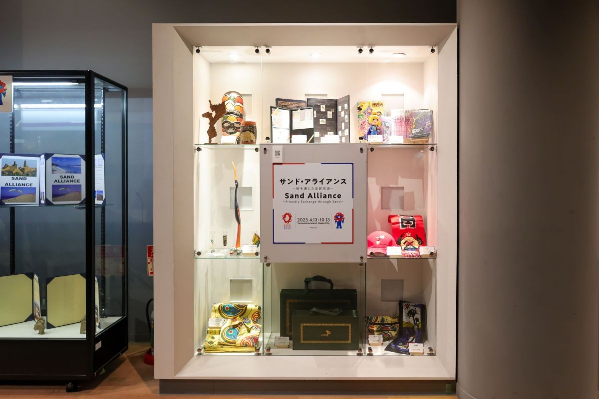 境港市「とっとりサンドパビリオン」の展示物