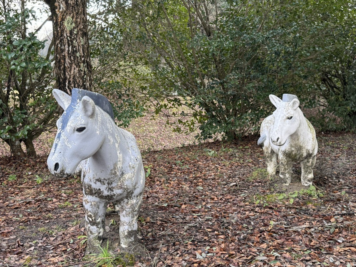 島根県雲南市大東町の『大東公園』にある馬の遊具