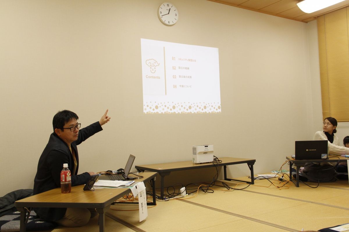 江津市で開催されたイベント「地域づくりオールスター祭」の会場内の様子