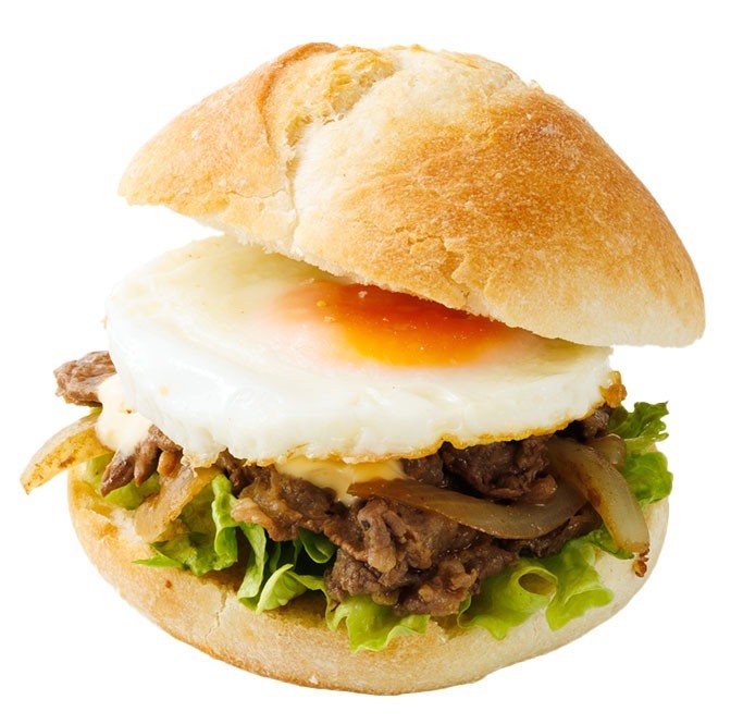 大山観光の拠点『大山まきばみるくの里』のバーガー