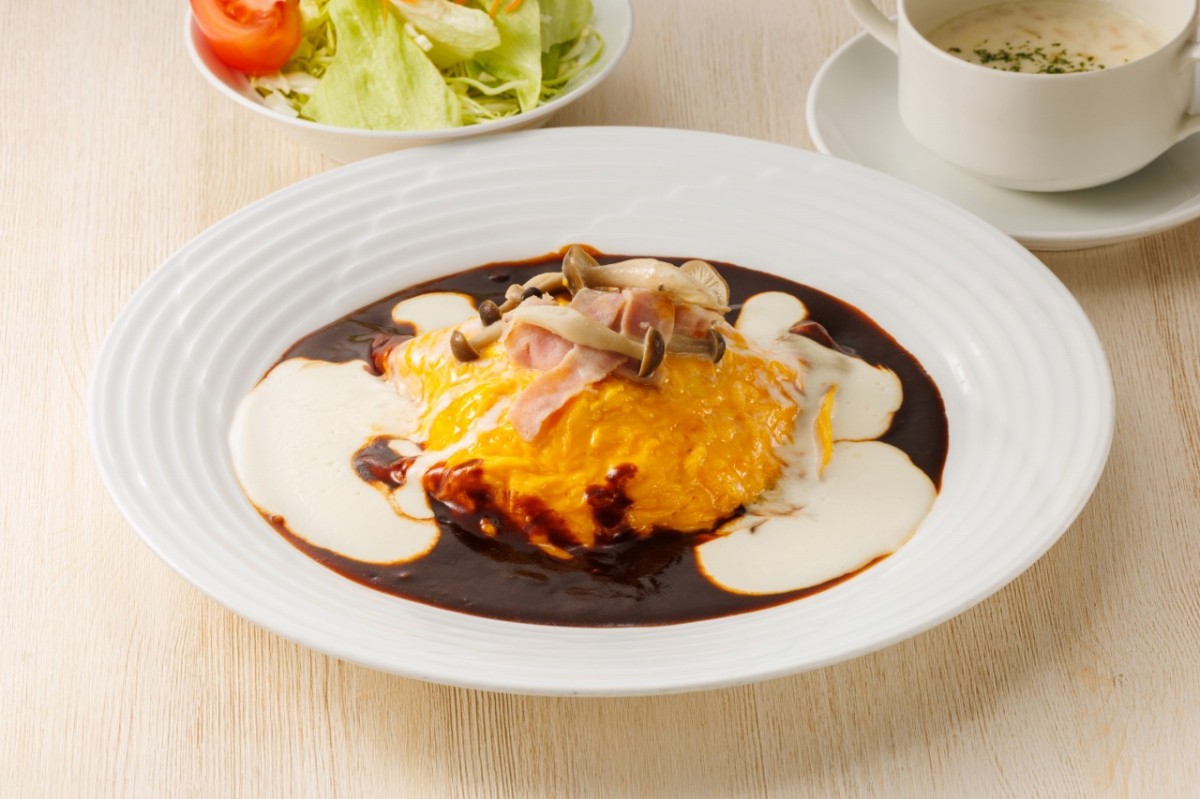 大山観光の拠点『大山まきばみるくの里』のオムライス