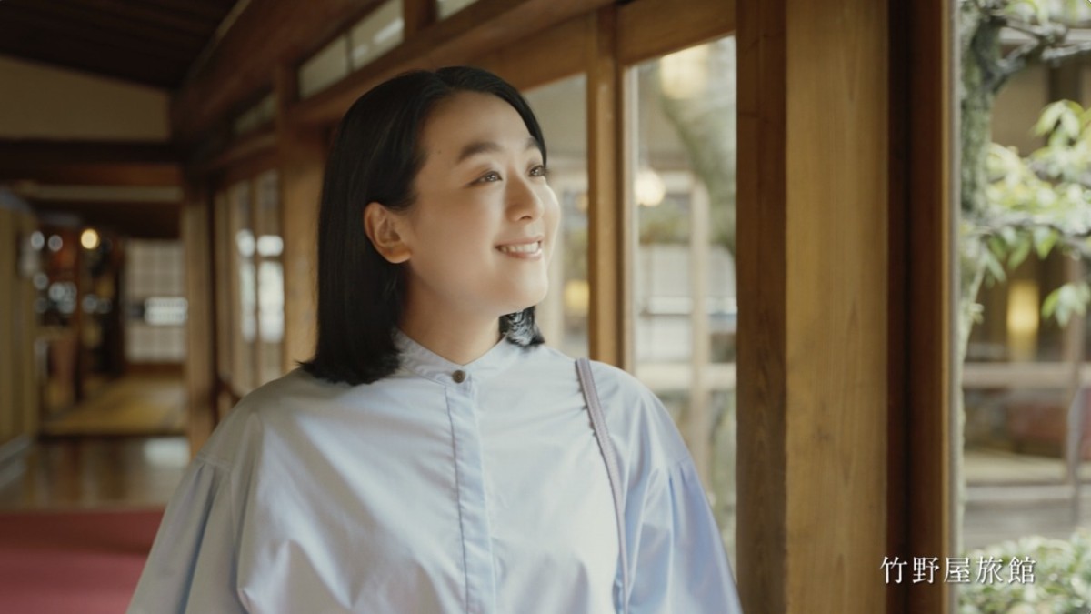 浅田真央さんが出演しているCMのキャプチャ