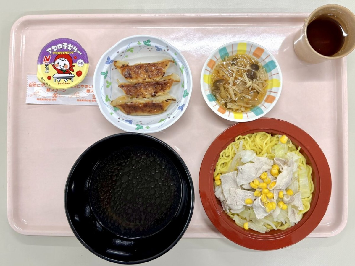 鳥取大学医学部付属病院で提供されている減塩ラーメン