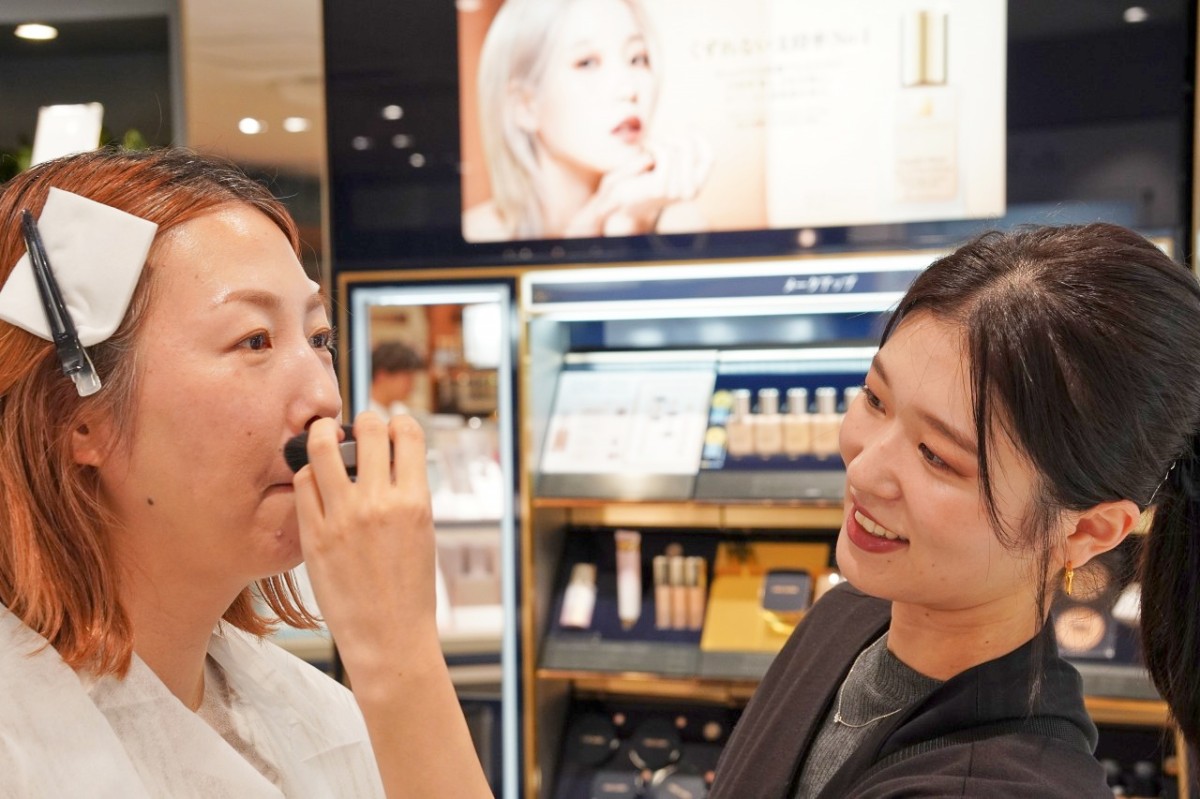 「フルーツギャザリング松江店」でタッチアップを体験