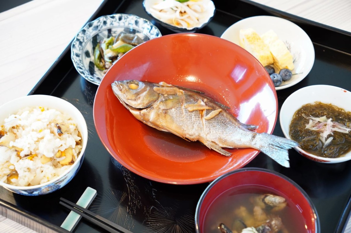 松江市美保関町片江の『わいわい食堂』の片江船団定食