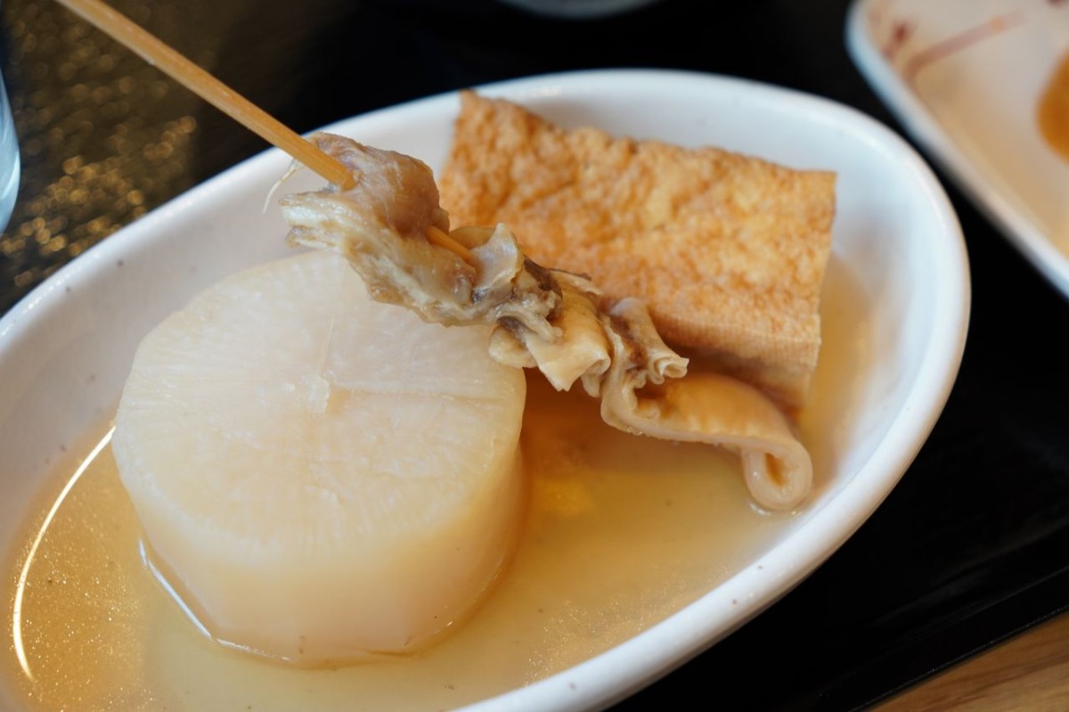 シャミネ松江内にある「讃岐うどんセンター」のおでん