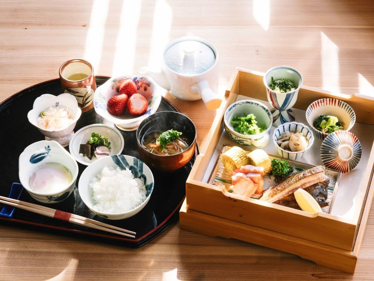 島根県雲南市吉田町の古民家宿『RITA 雲南吉田』の朝食イメージ
