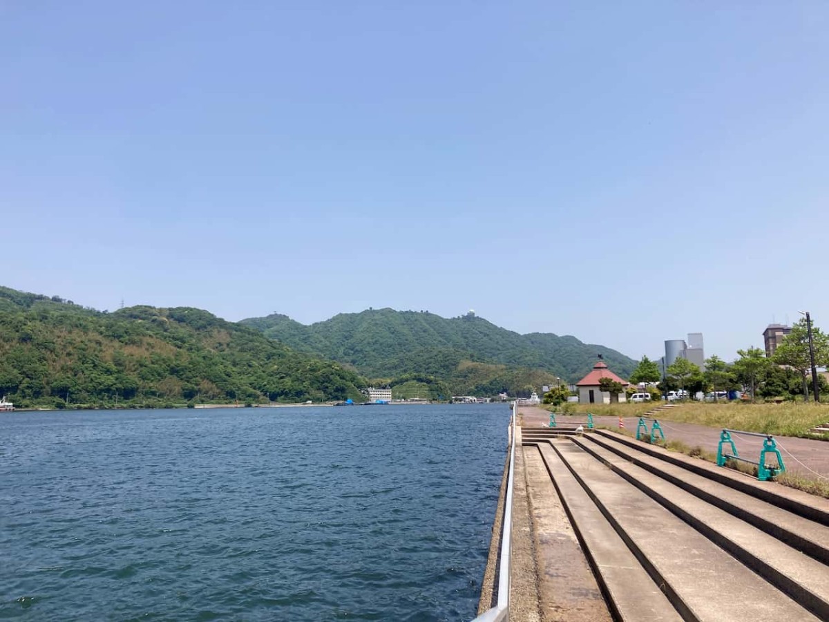 鳥取県境港市にある『弥生緑地』からの眺め