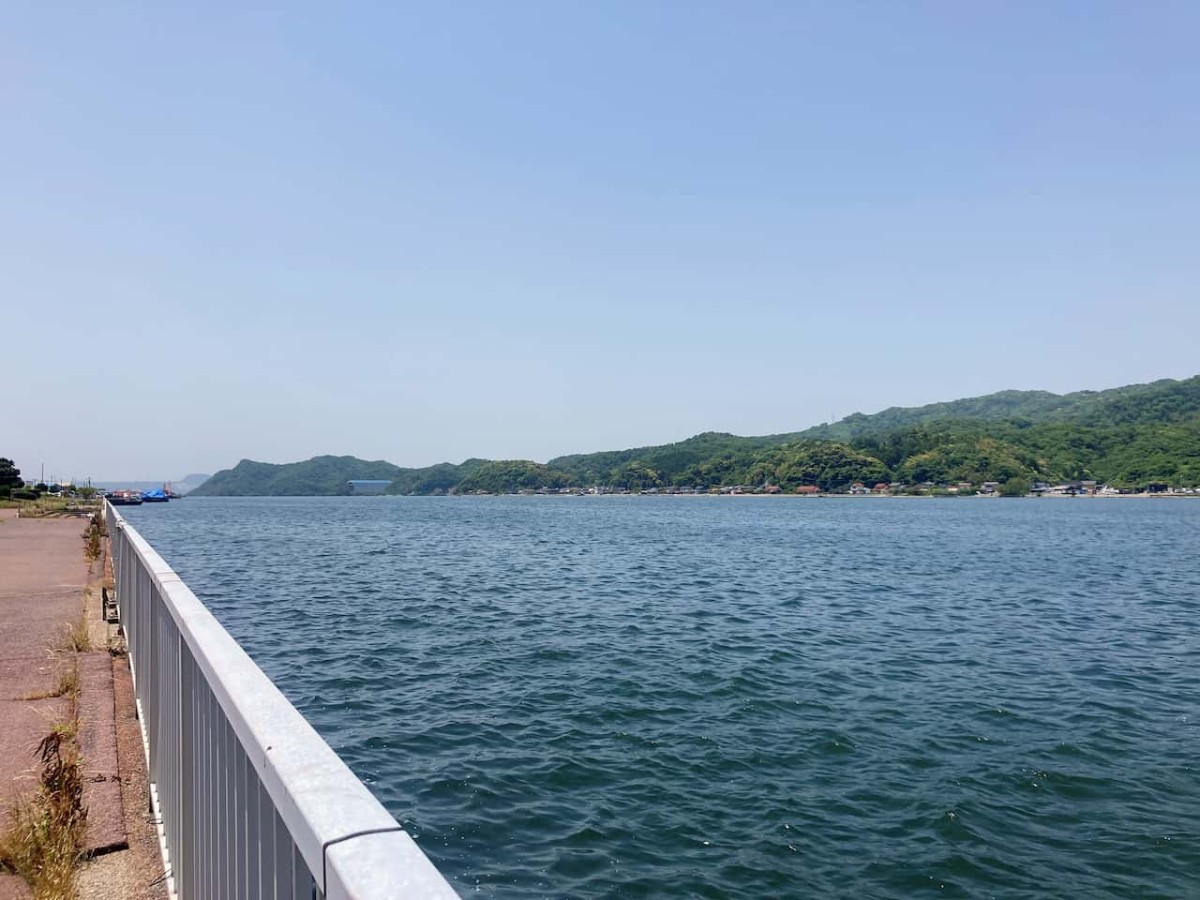 鳥取県境港市にある『弥生緑地』からの眺め