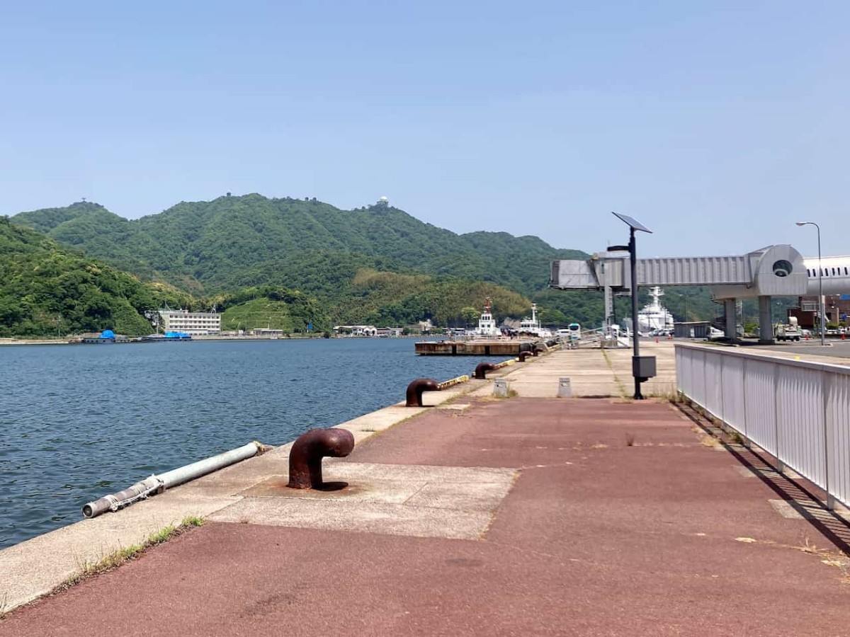 鳥取県境港市にある『弥生緑地』の様子