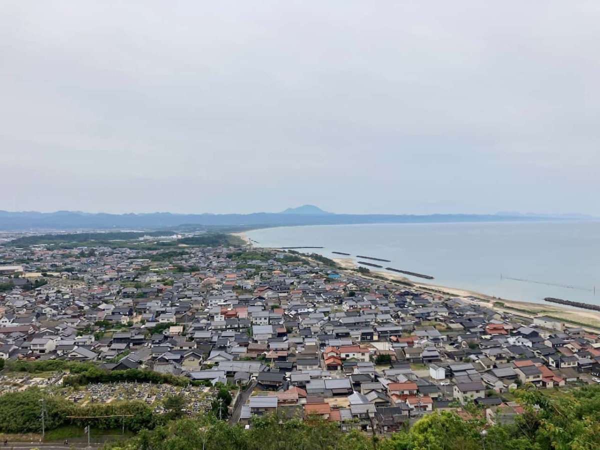 島根県出雲市にある『奉納山公園』からの景色