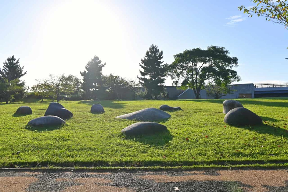 島根県松江市にある『白潟公園』の造形遊具