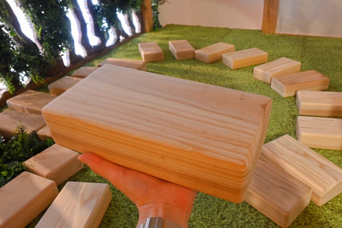 鳥取県米子市にある『おもちゃ屋SUN』の積み木