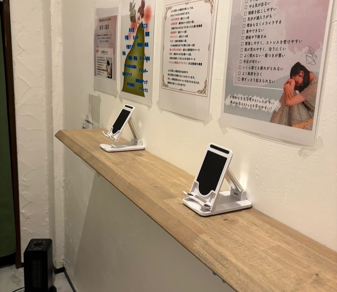 鳥取県倉吉市にオープンしたプライベートサロン『ロイヤルリラックス』の店内の様子