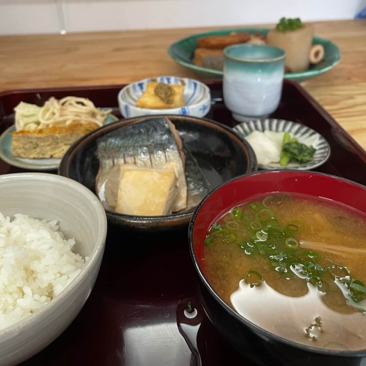 島根県出雲市にある古民家食堂『登土居』のランチメニュー