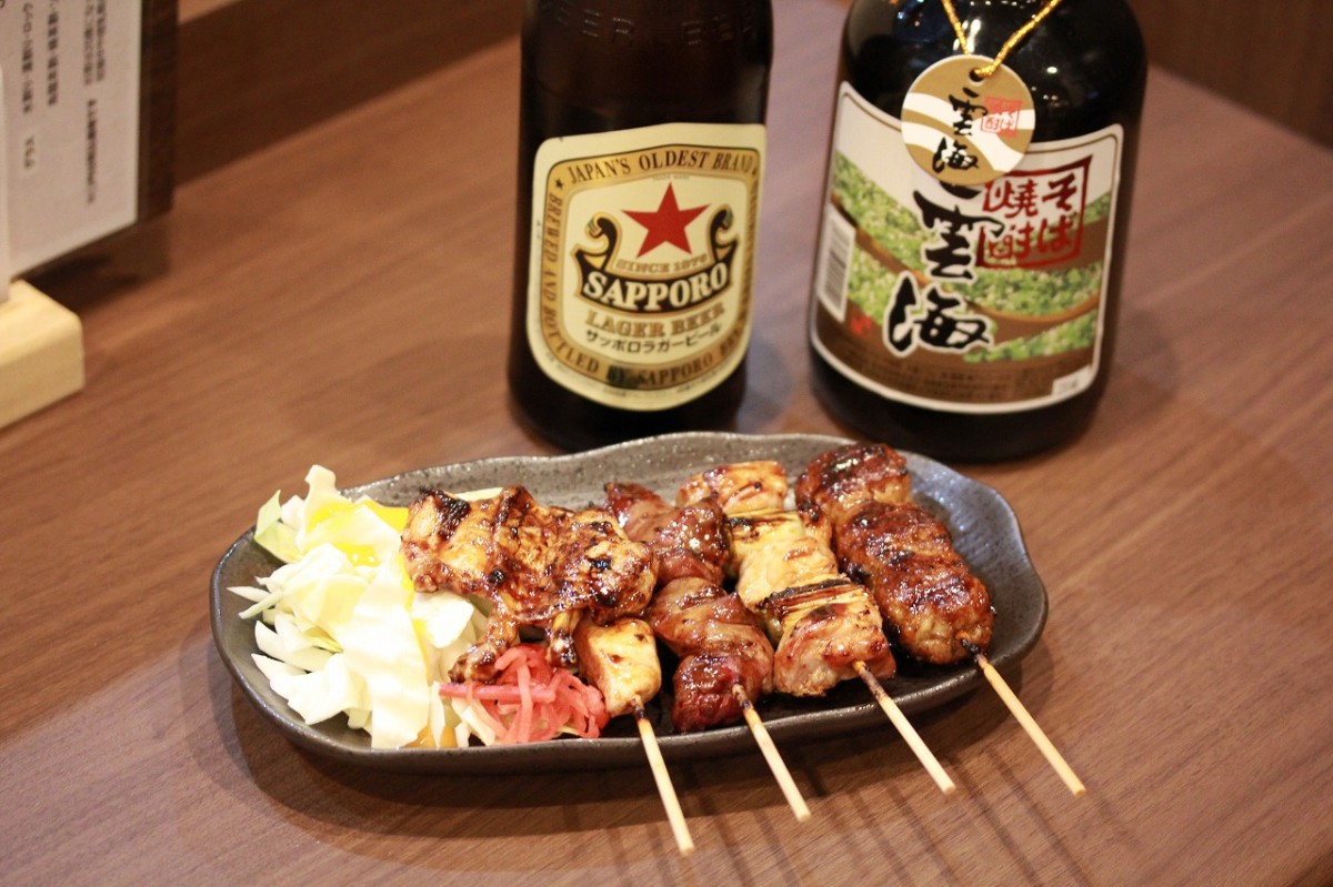 島根県松江市伊勢宮にオープンした居酒屋『やきとり大将』の料理