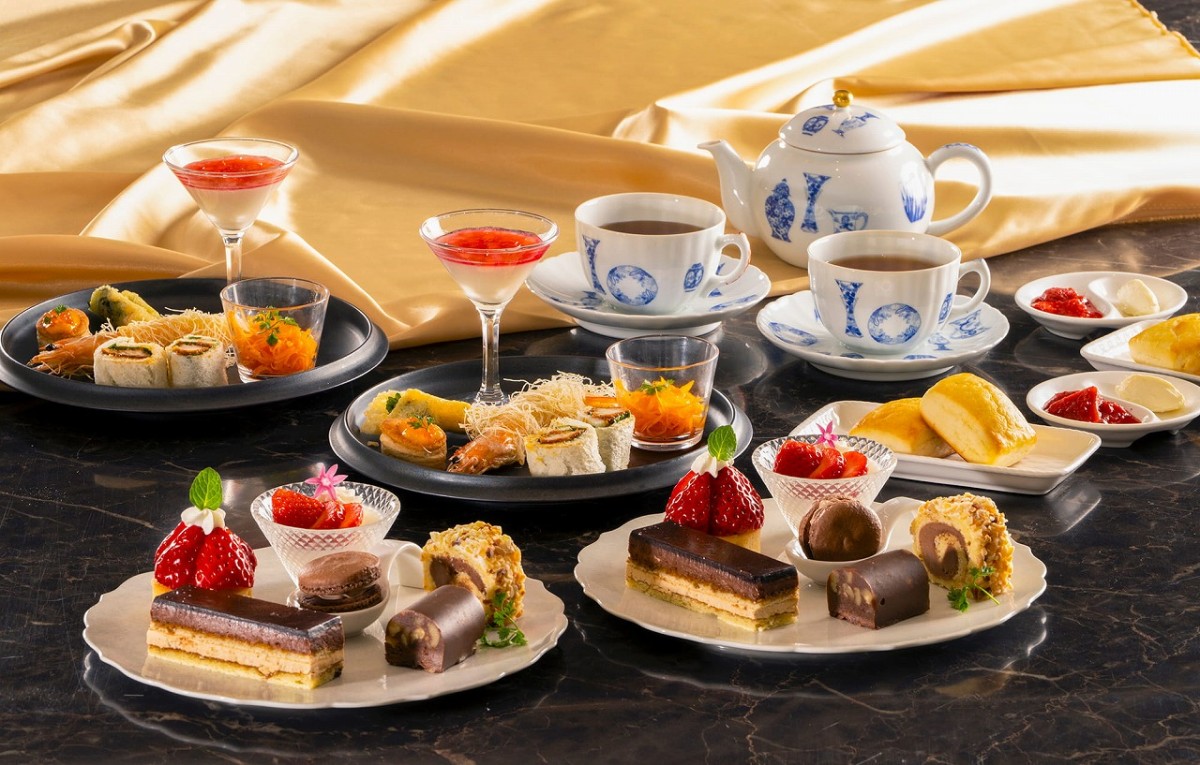 松江市『松江エクセルホテル東急』で開催中の2026年１～3月限定のアフタヌーンティープラン例