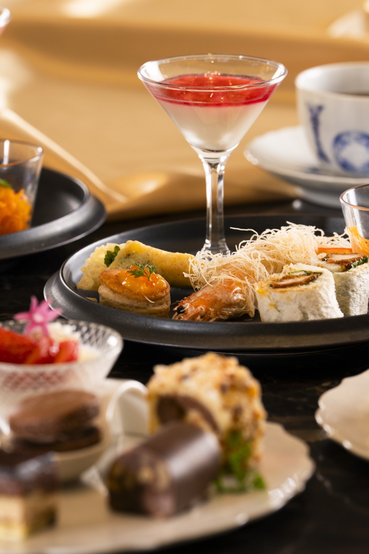 松江市『松江エクセルホテル東急』で開催中の2026年１～3月限定のアフタヌーンティープラン例