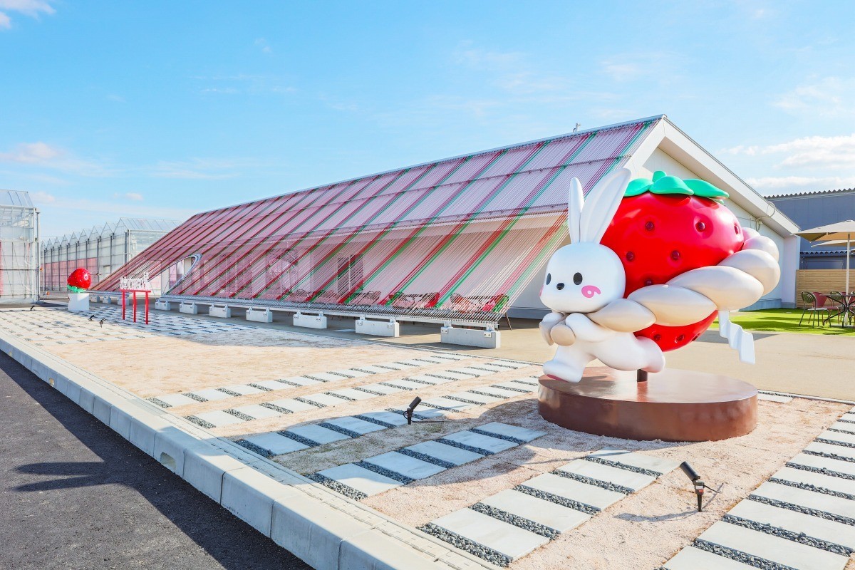島根県出雲市のおすすめいちご狩りスポット『出雲ICHIGO縁』の外観