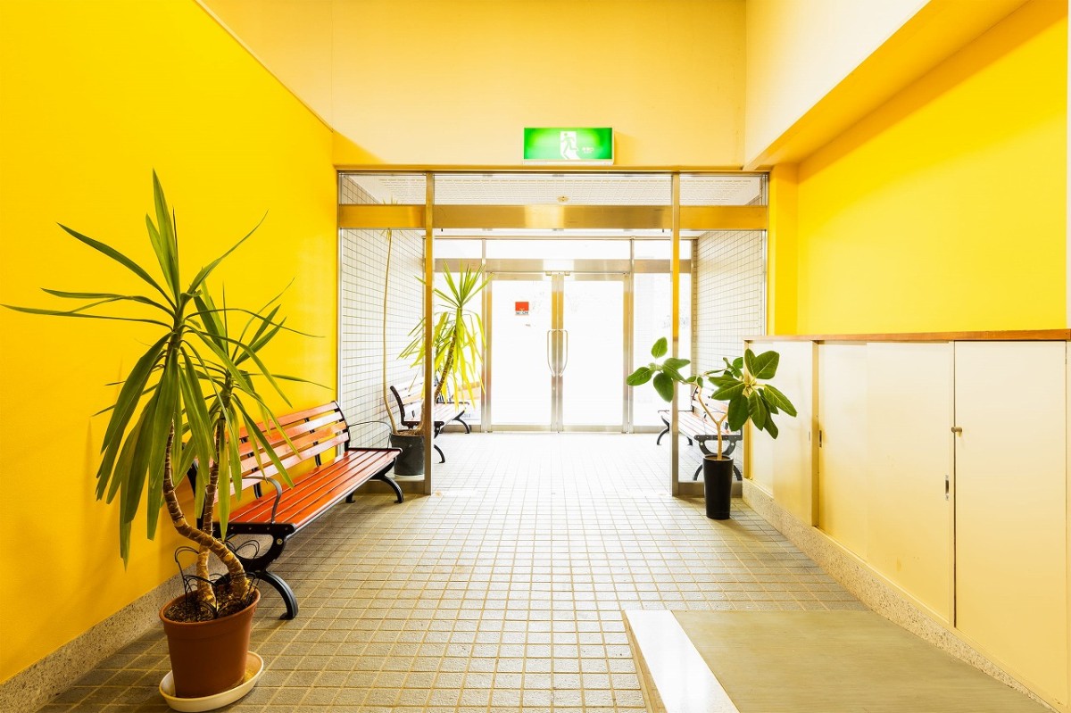 鳥取県鳥取市の日帰り温泉施設『湯谷荘』のサウナ施設内の様子