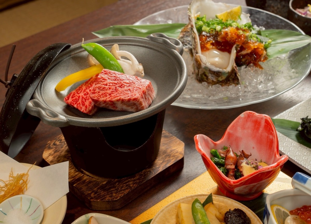鳥取県米子市にオープンした創作和食割烹『だしかっぽう とと』の会席料理
