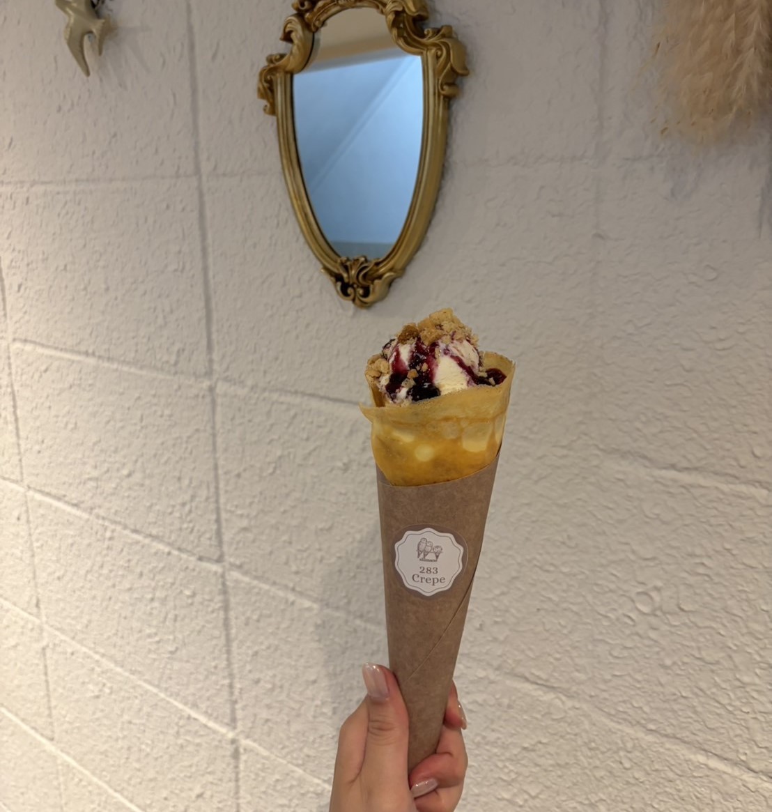 島根県松江市にオープンした『283Crepe松江店』のクレープ