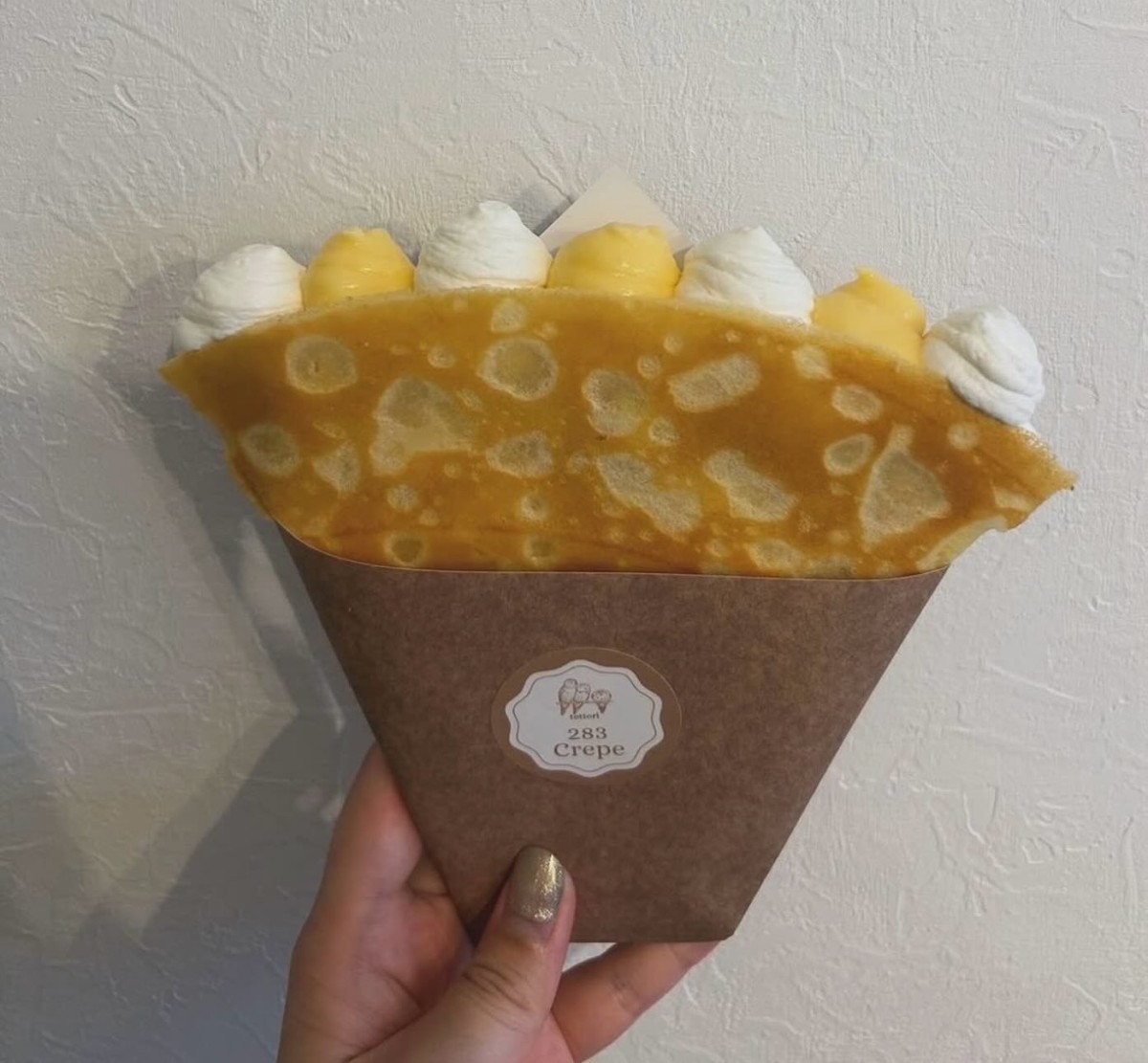島根県松江市にオープンした『283Crepe松江店』のクレープ