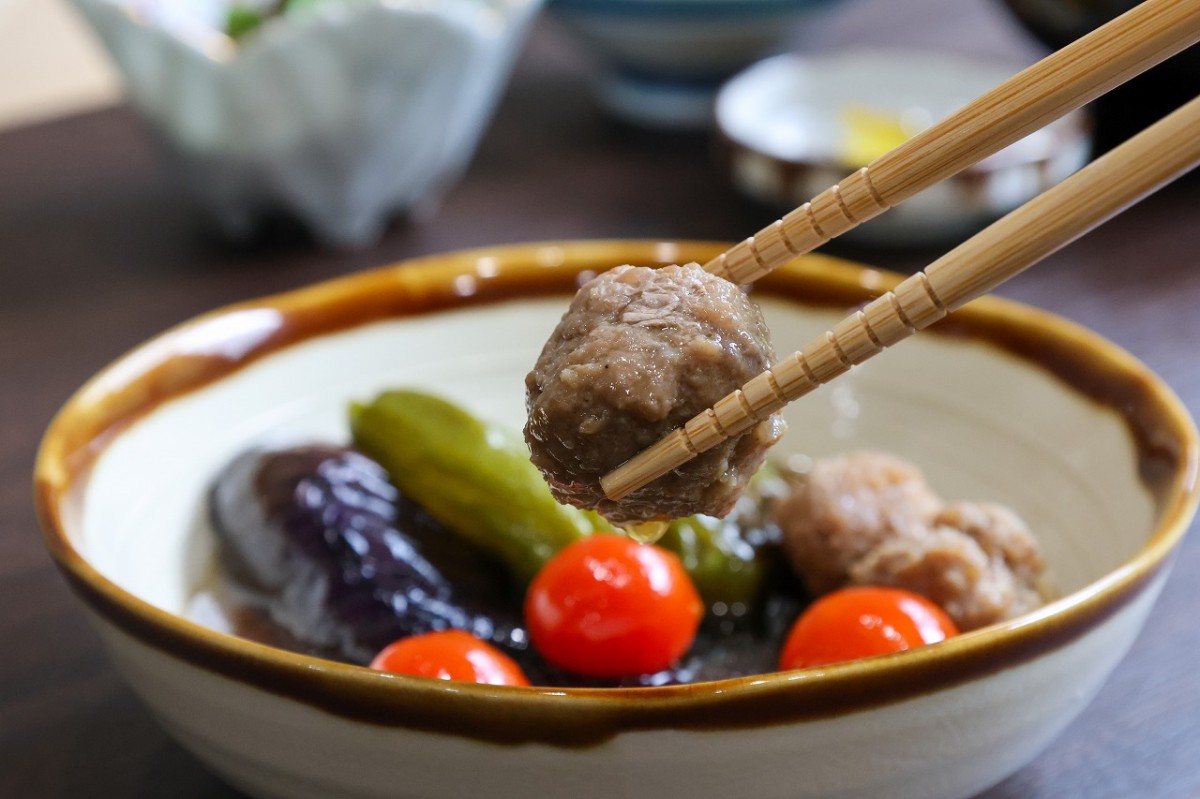 島根県美郷町にあるカフェ食堂『華蔵』の料理